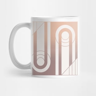 Geometric pink elegant abstract minimal Mug